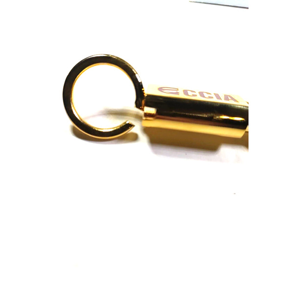 Barlow CCIA Extender Keychain Gold Tone In Box - Picture 11 of 12